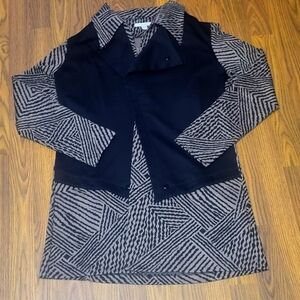 Vivian Wong Size 12 Open Front Knit Cardigan Jacket – Made in Canada A83
